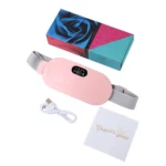 Pink Heating Belt for Women Period Relief - Image 2