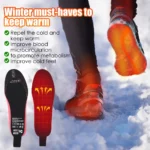 Winter Heated Insoles for Cold Feet Outdoor Use - Image 4