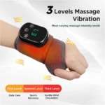 USB Heated Wrist Massager Vibration Therapy Support