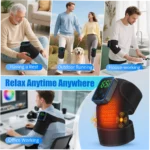 Smart Knee Massager with Heat, Vibration, App Control