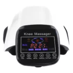 White LCD Heating Massage Knee Brace for Recovery - Image 7