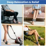 Dual Ankle Heat Massager with 3 Heat Settings