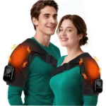 Rechargeable Heated Shoulder Wrap with Vibration Therapy - Image 5