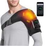 Wireless Heating EMS Shoulder Massager App Control