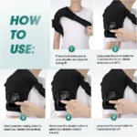 Rechargeable Heated Shoulder Wrap with Vibration Therapy
