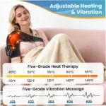 Heated Vibration Shoulder Massager with Remote
