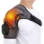 Carbon Fiber Heated Shoulder Wrap with Massage