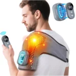 Remote Heated Vibration Massage Shoulder Wrap
