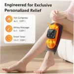 Smart Heated Air Compression Knee Massager for Recovery - Image 3