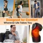 Heated Massage Knee Support with 4 Motors - Image 3