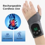 USB Heated Wrist Massager Vibration Therapy Support - Image 4