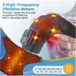 Heated Vibration Shoulder Massager with Remote - Image 3