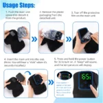 Smart Knee Massager with Heat, Vibration, App Control - Image 5