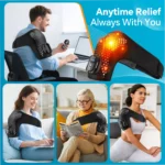 Remote Heated Vibration Massage Shoulder Wrap - Image 3