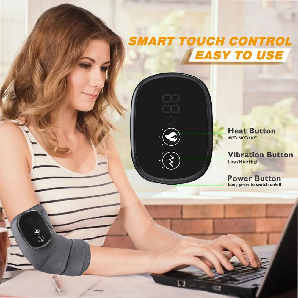 Smart Heating Massage Knee Shoulder Support Wireless